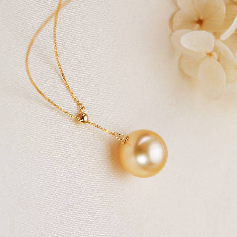 Golden South Sea Pearl Calliope Pendant