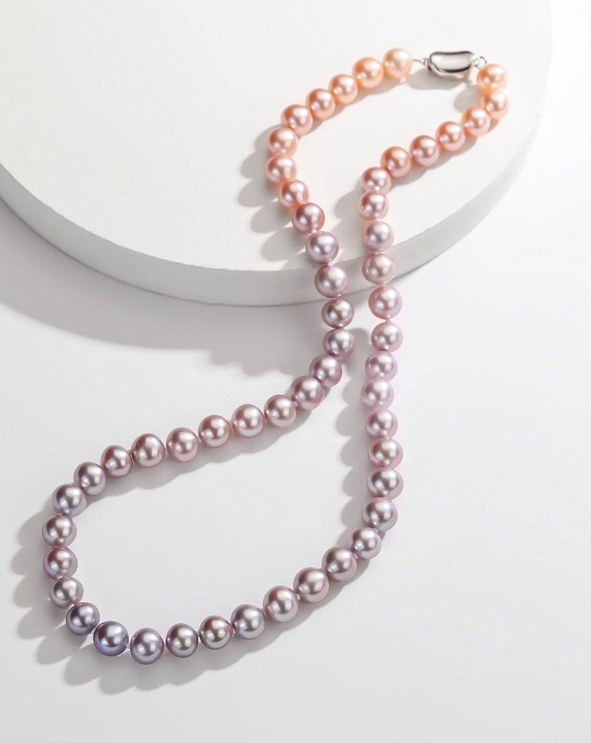 Gradual Color 7-8mm Pearls Strand - Pink to Purple