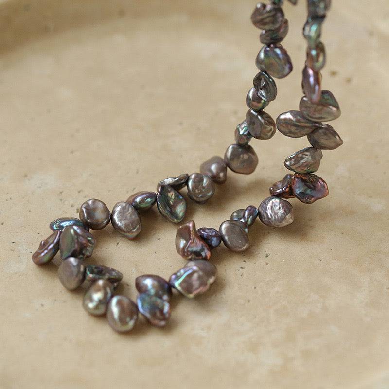 Grey Keshi Freshwater Pearl Necklace