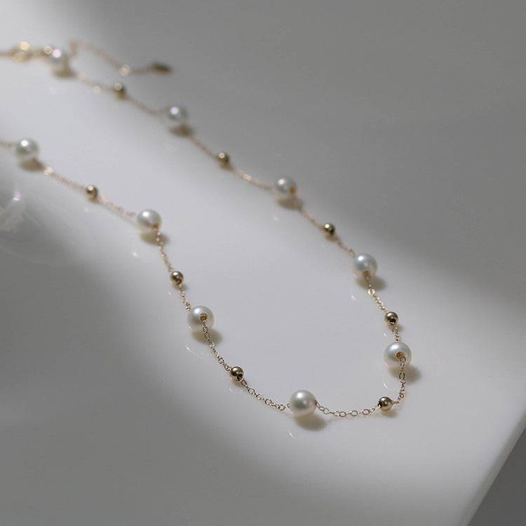 Jessica Pearl Necklace and Bracelet Set