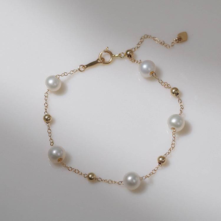 Jessica Pearl Necklace and Bracelet Set
