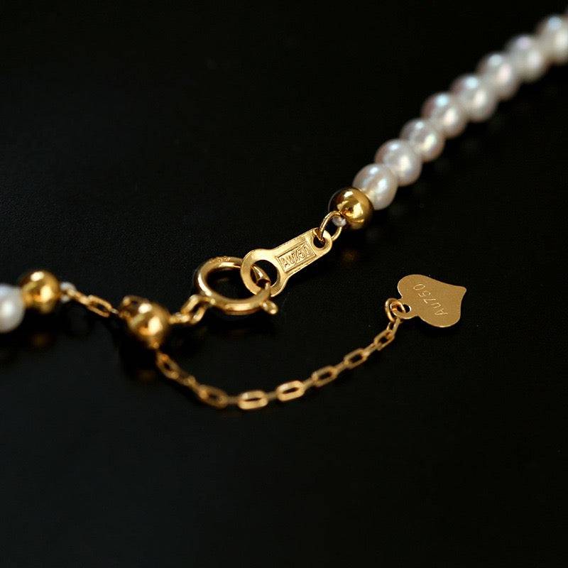 2-3mm Classic Baby Pearl Strand Necklace