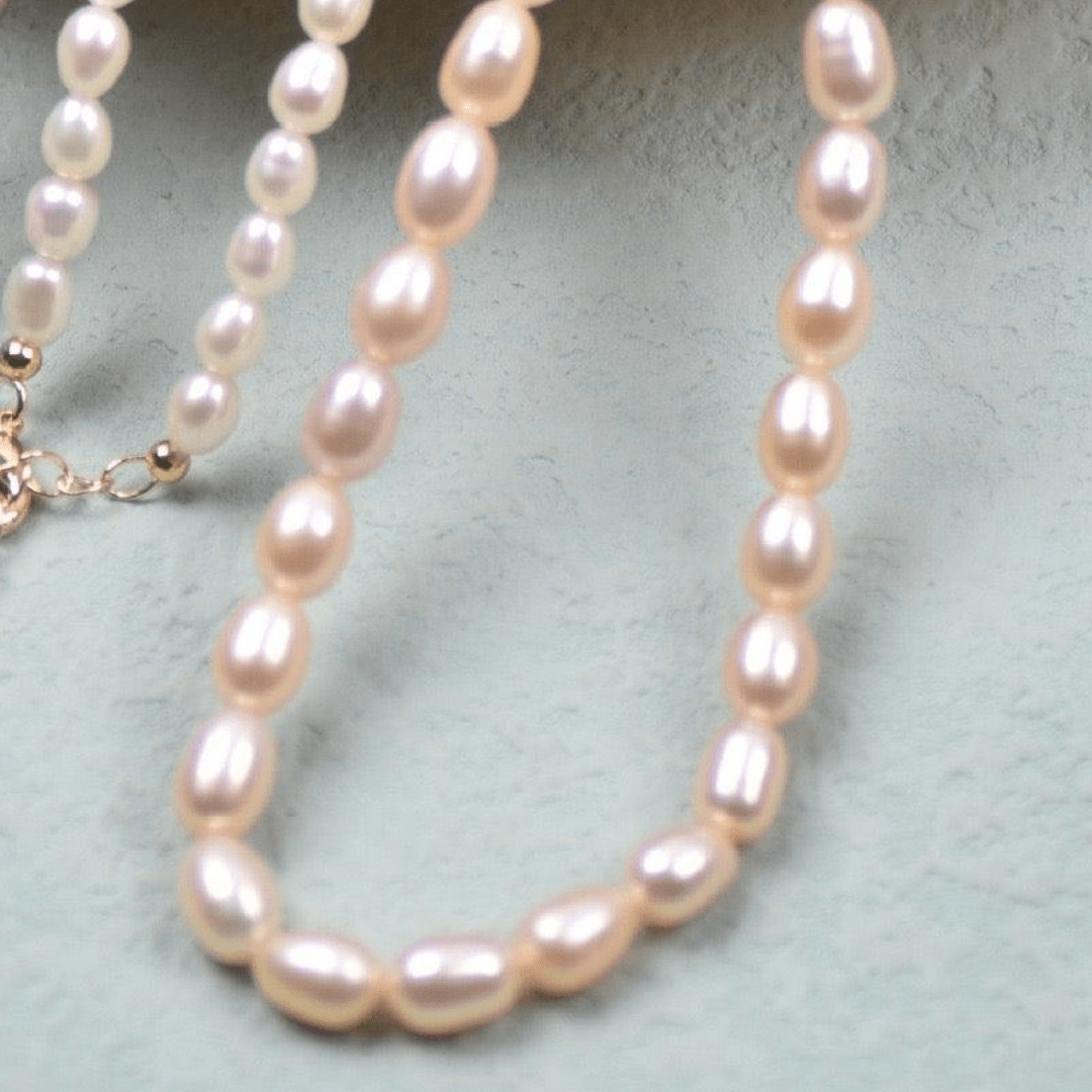 MultiColor Rice Freshwater Pearl Necklace