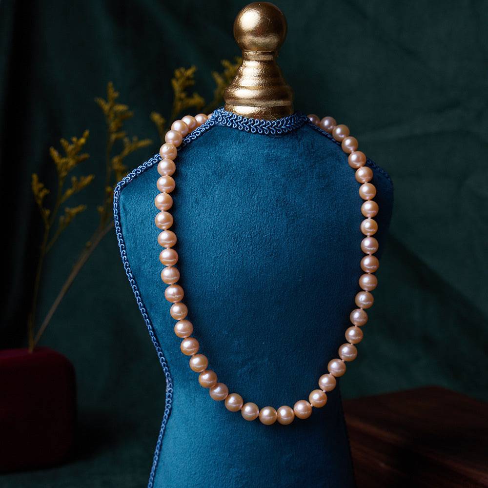 Pink Freshwater Pearl Necklace,7.5-8mm
