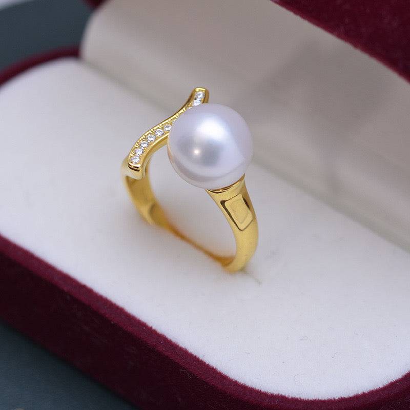 10-11mm Freshwater Pearl Mermaid Ring