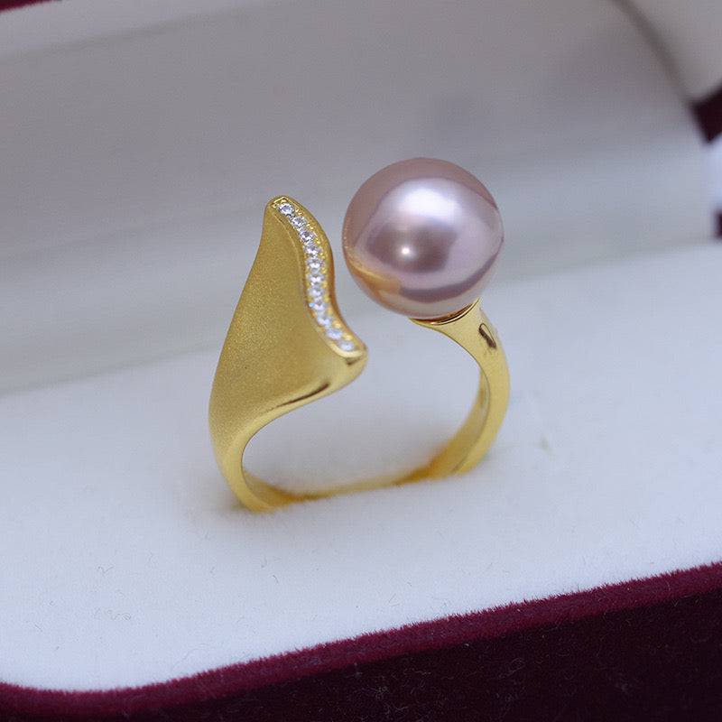 10-11mm Freshwater Pearl Mermaid Ring
