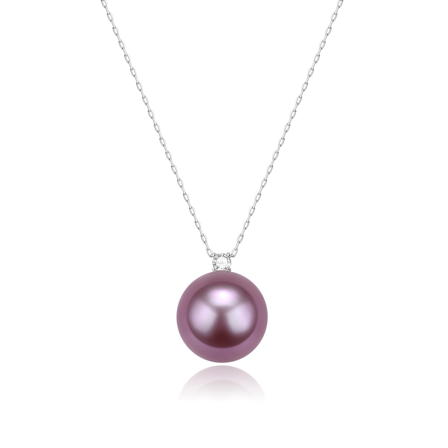 Purple Pearl & Sasha Earrings Necklace Set