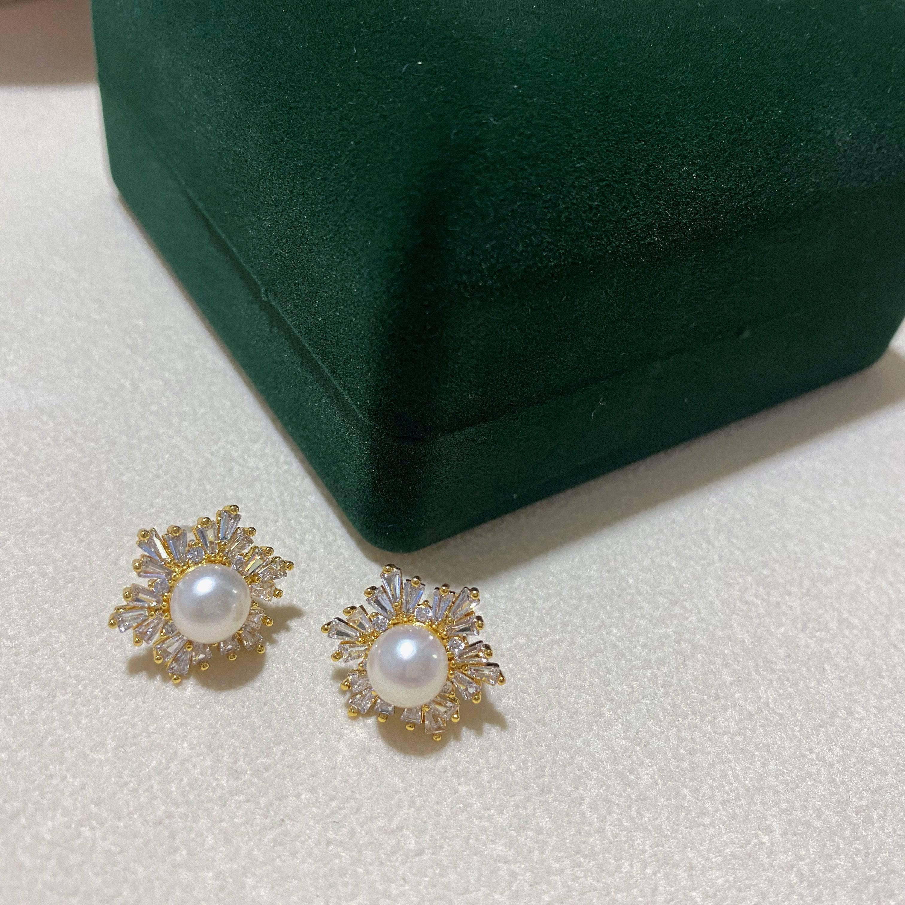 Snowflake Freshwater Pearl Jewelry Set
